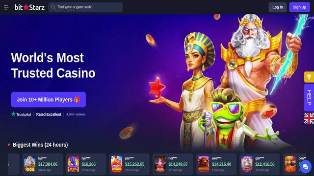 BitStarz casino screenshot